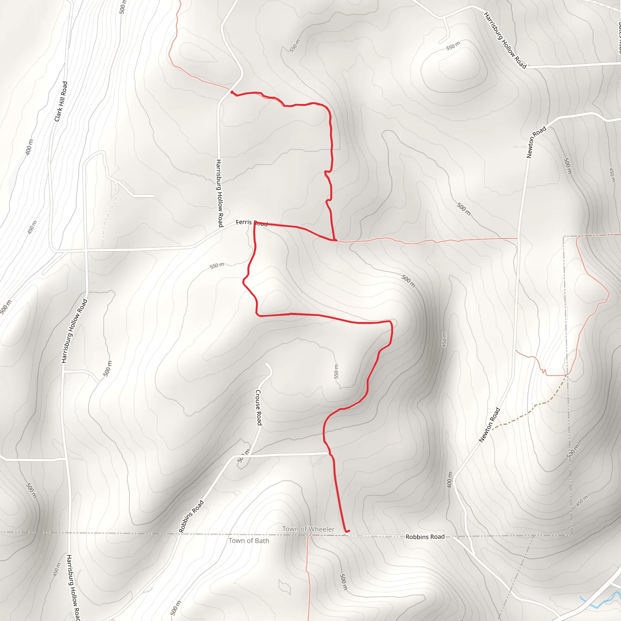 Softwater Creek mobile static map