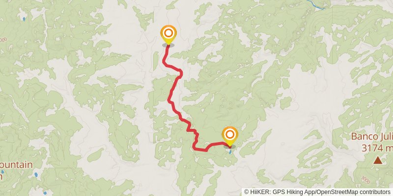 Continental Divide Trail - New Mexico stage 67 Map