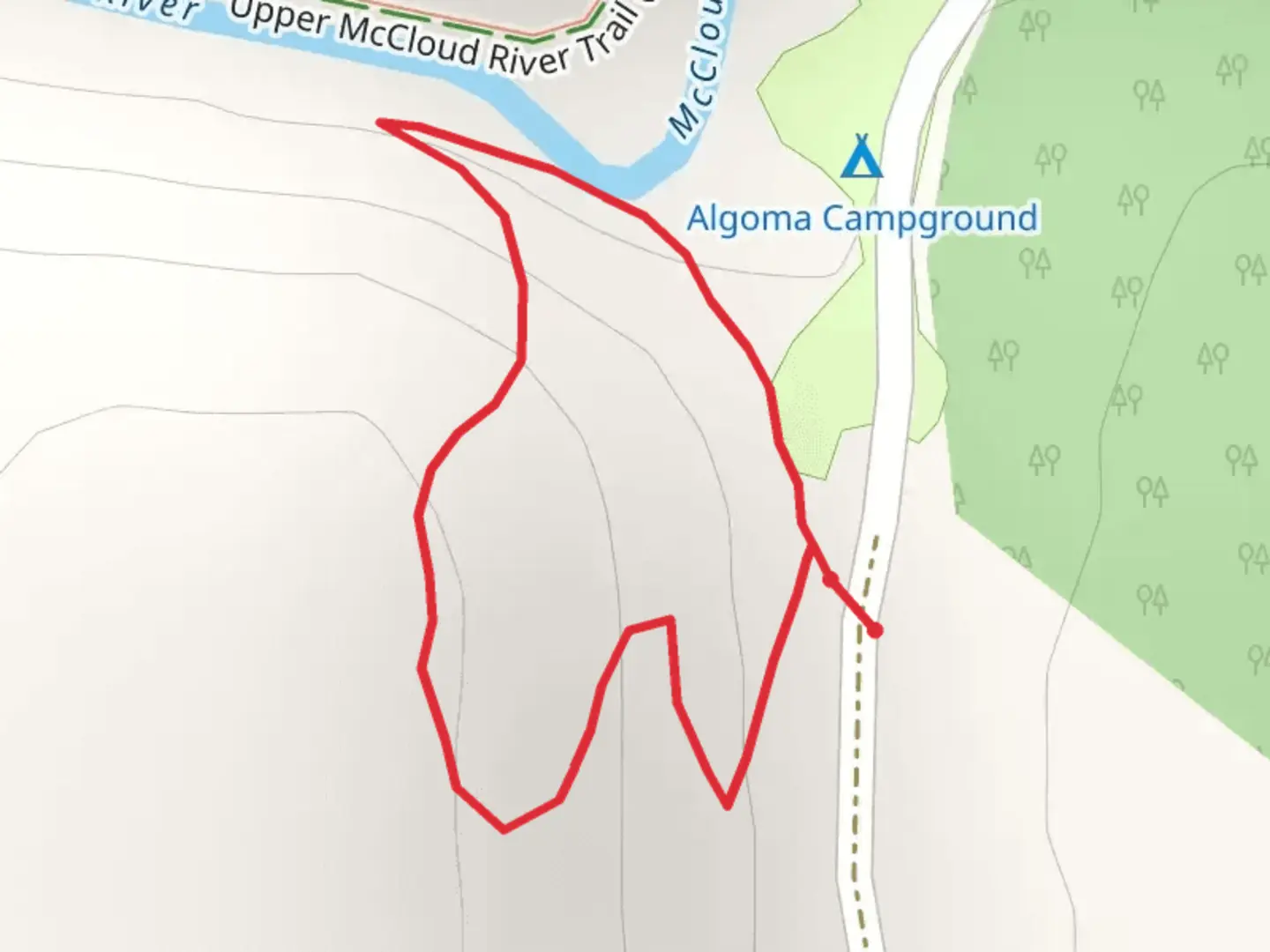 An image depicting the trail Algoma Nature Trail and its surrounding area.