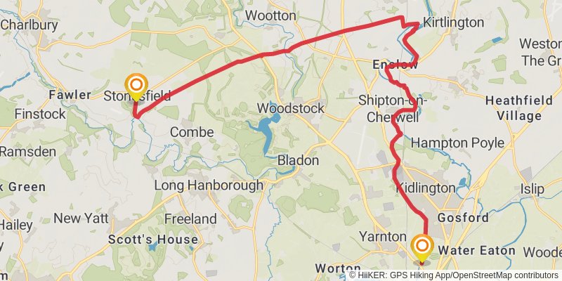 Middleton in Teesdale to Dover Walk stage 29 Map