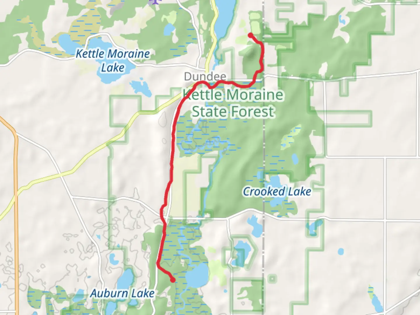 An image depicting the trail Lake to Lake Trail and its surrounding area.