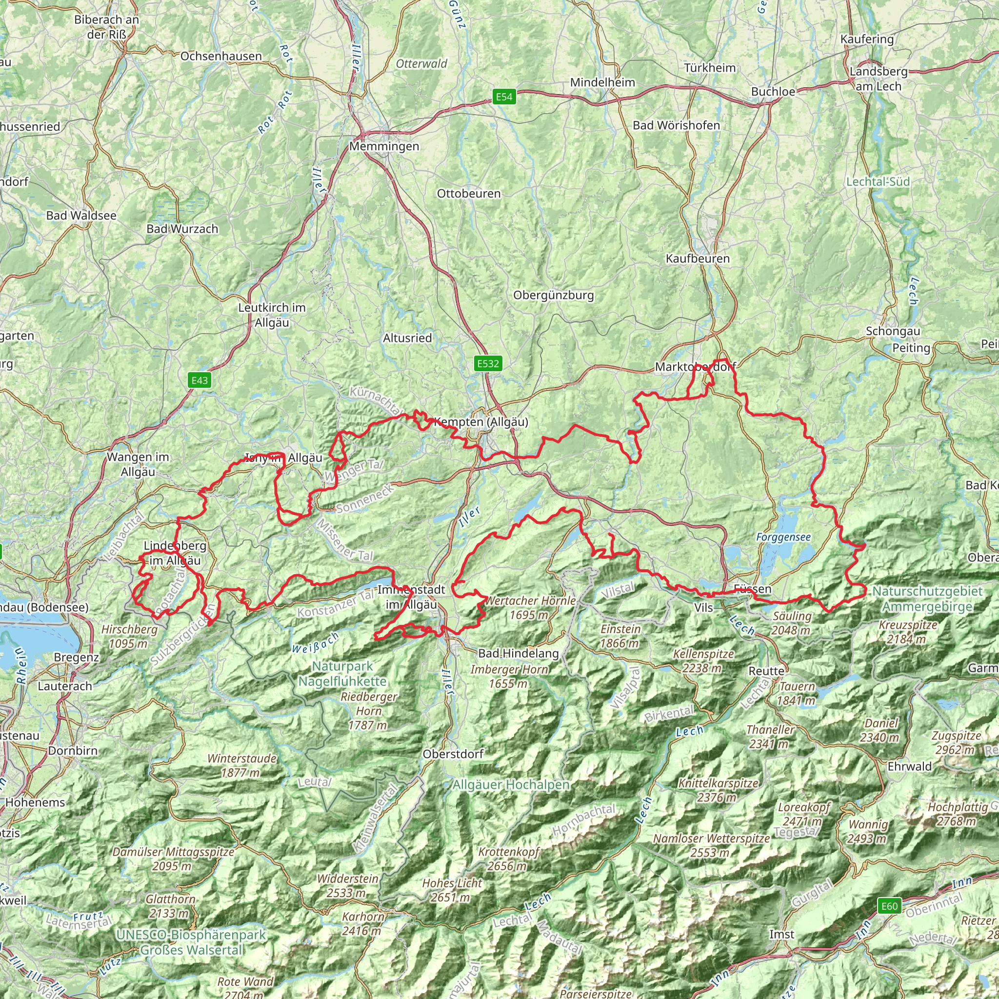 Wasserläufer - Route mobile static map