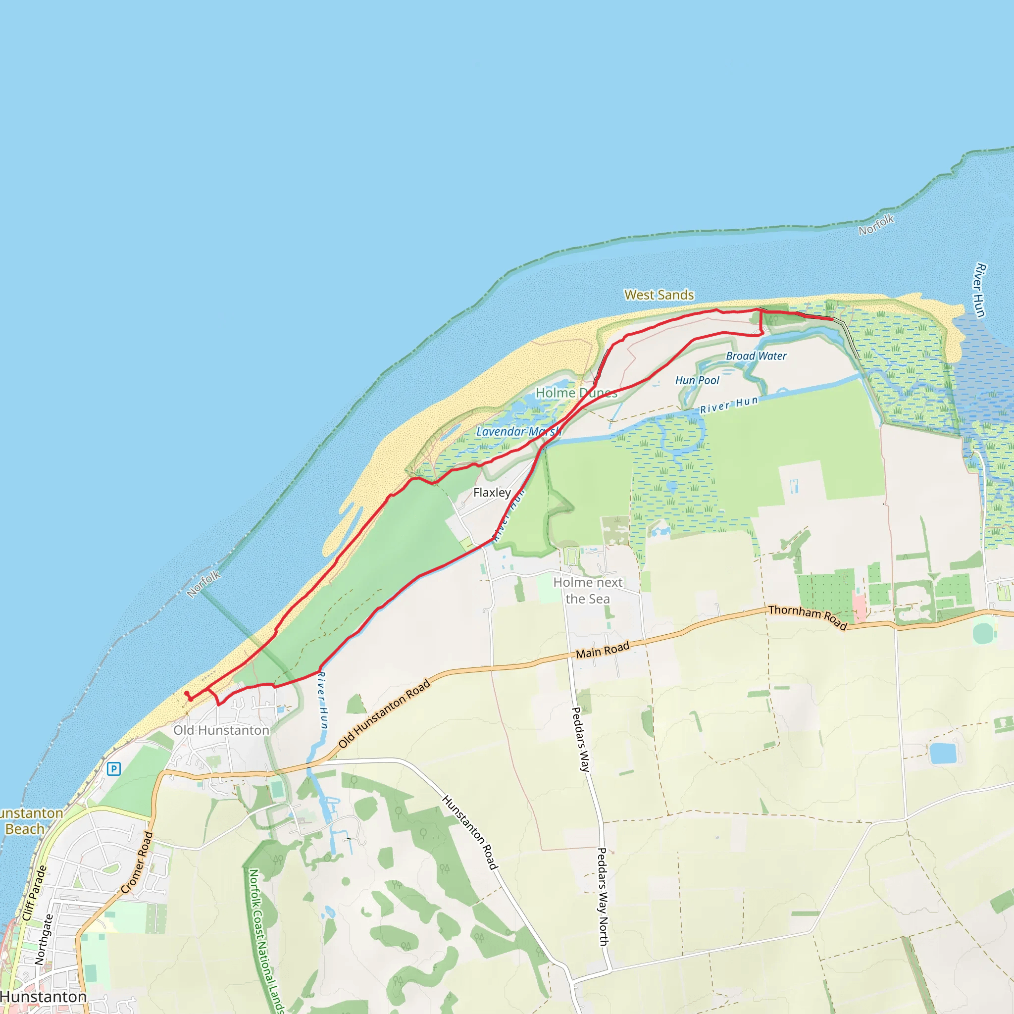 Gore Point via PW and NC Path mobile static map