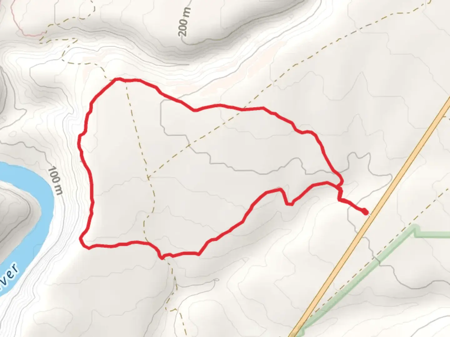An image depicting the trail Iron Canyon Trail Loop and its surrounding area.