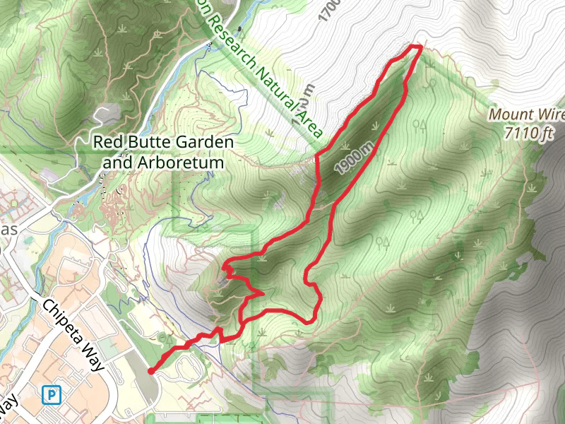 Living Room Trail and Georges Hollow Loop Trail