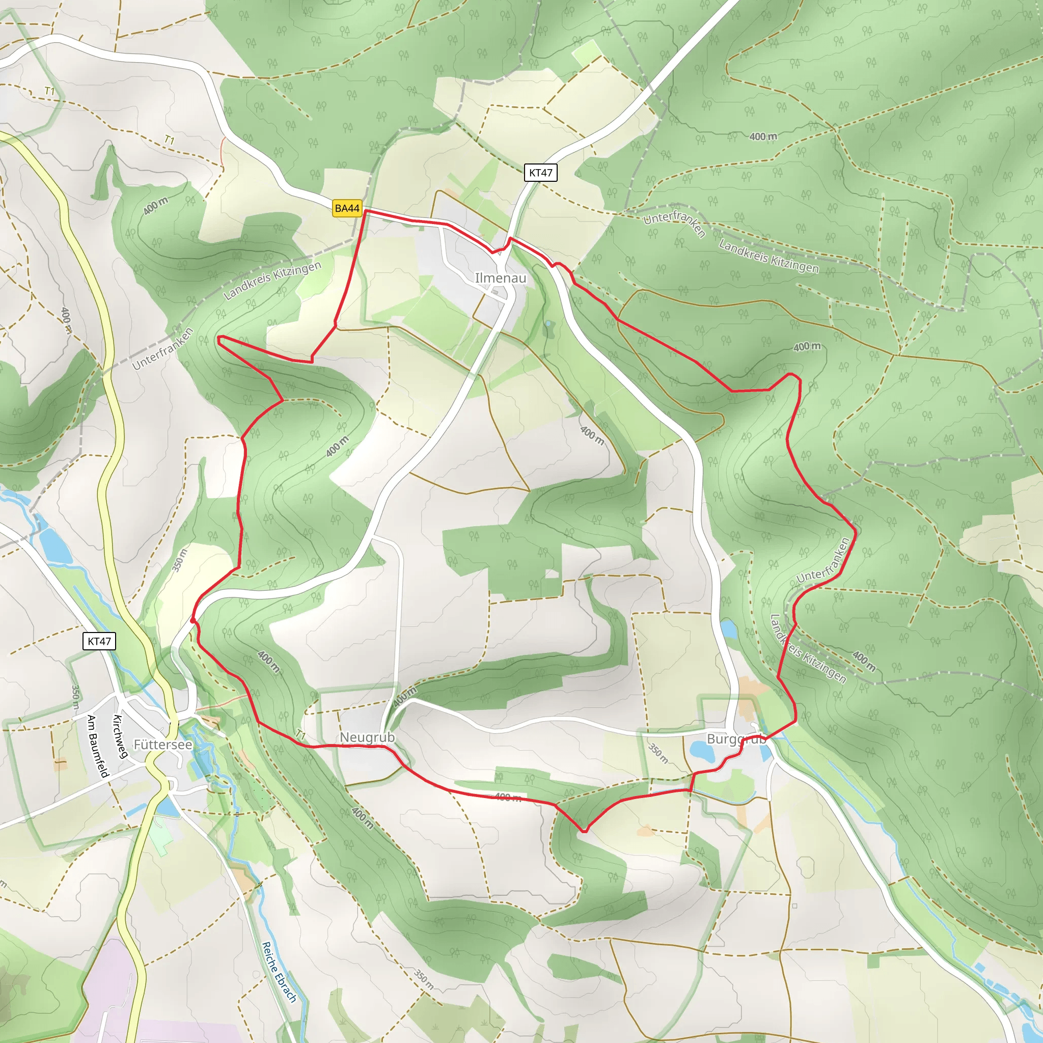 Rundwanderweg Waldohreule mobile static map