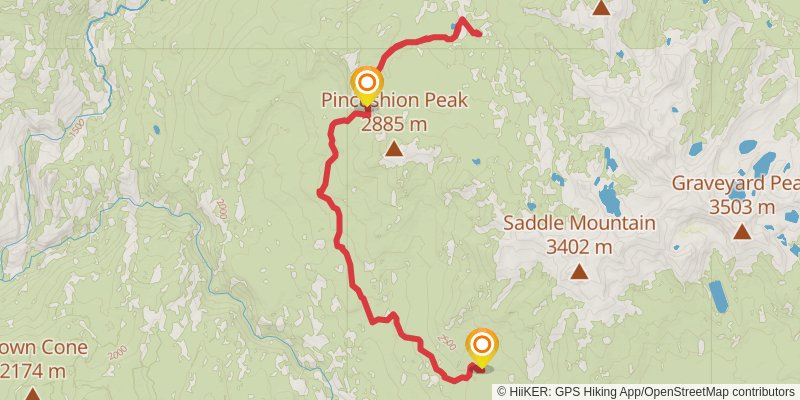 String Meadow Trail stage 3 Map