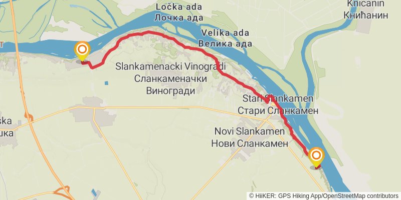 Sultans Trail stage 45 Map