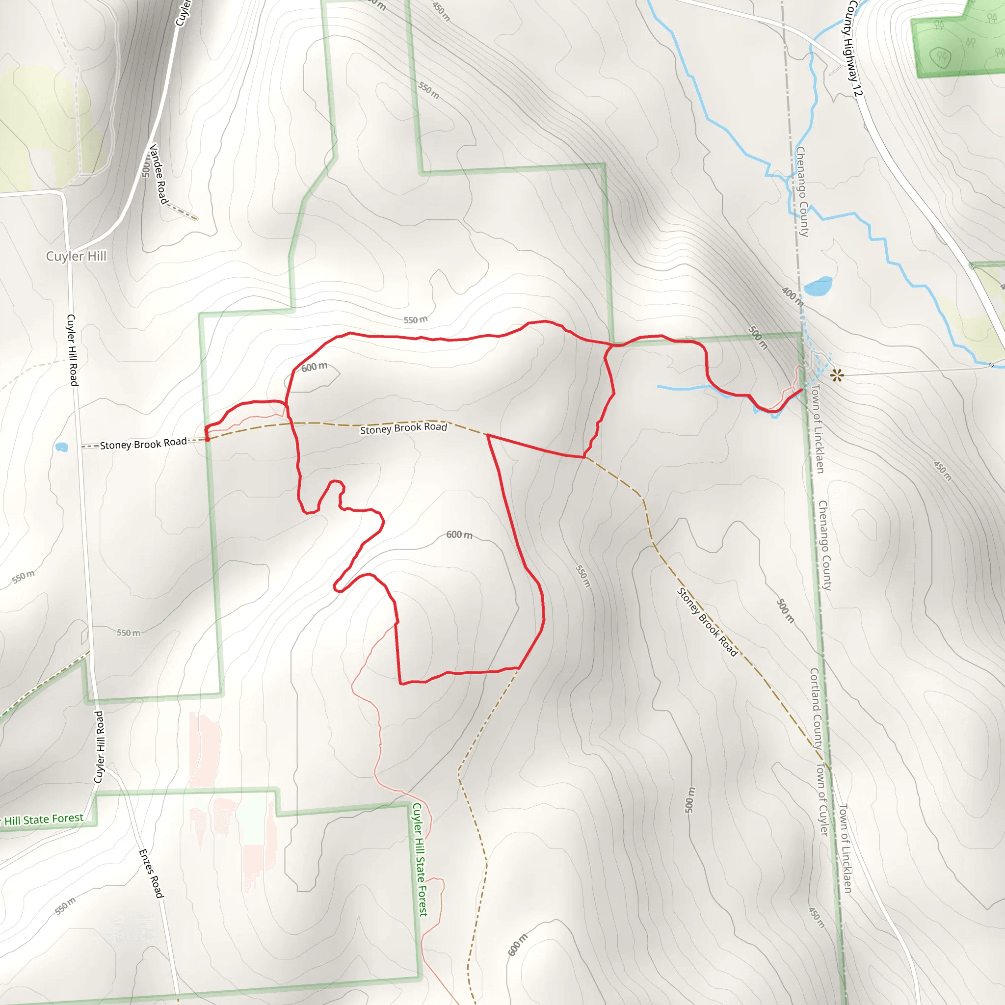 Chippewa Falls Loop Trail mobile static map