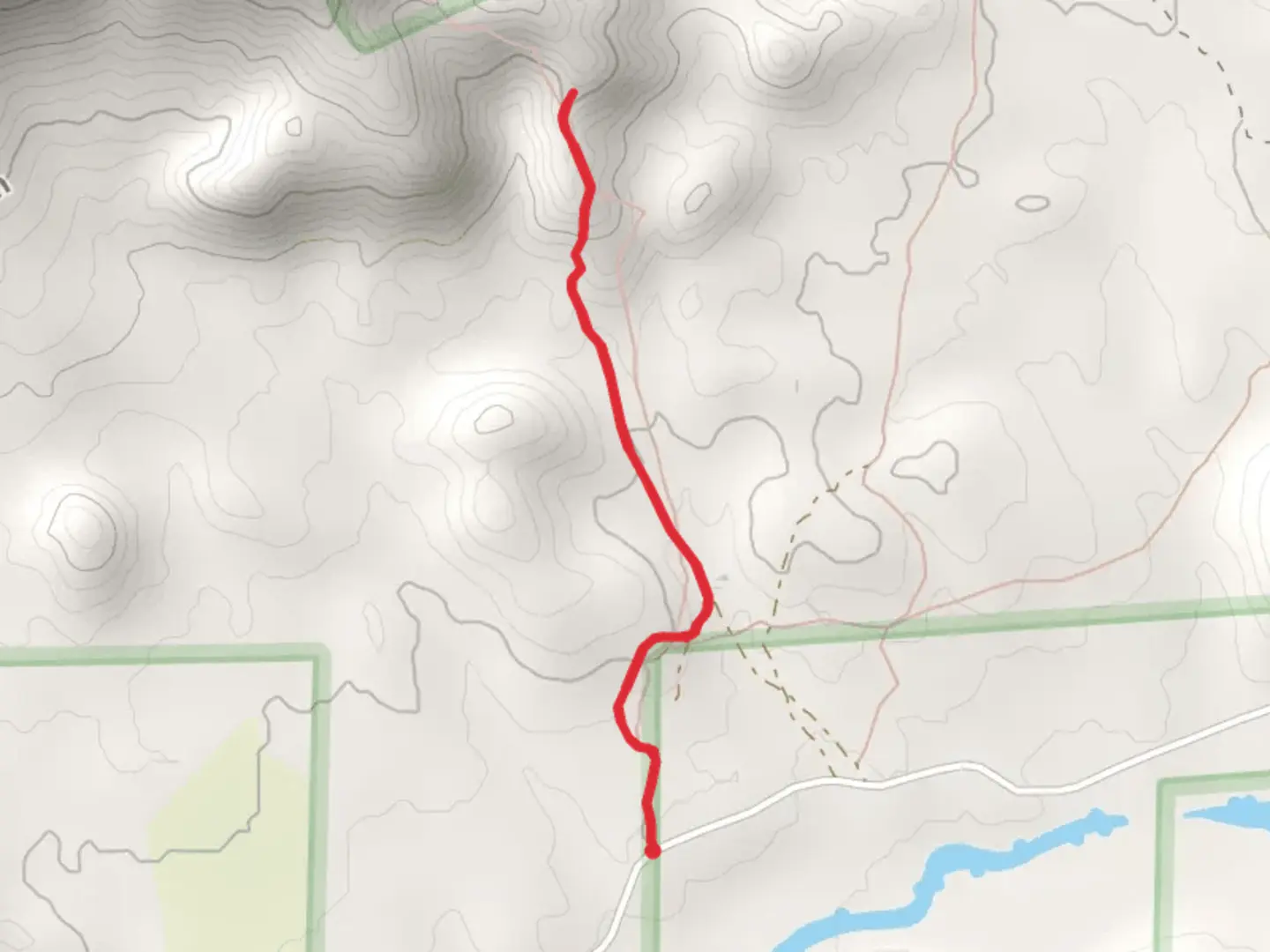An image depicting the trail Juniper Spring Trail and its surrounding area.