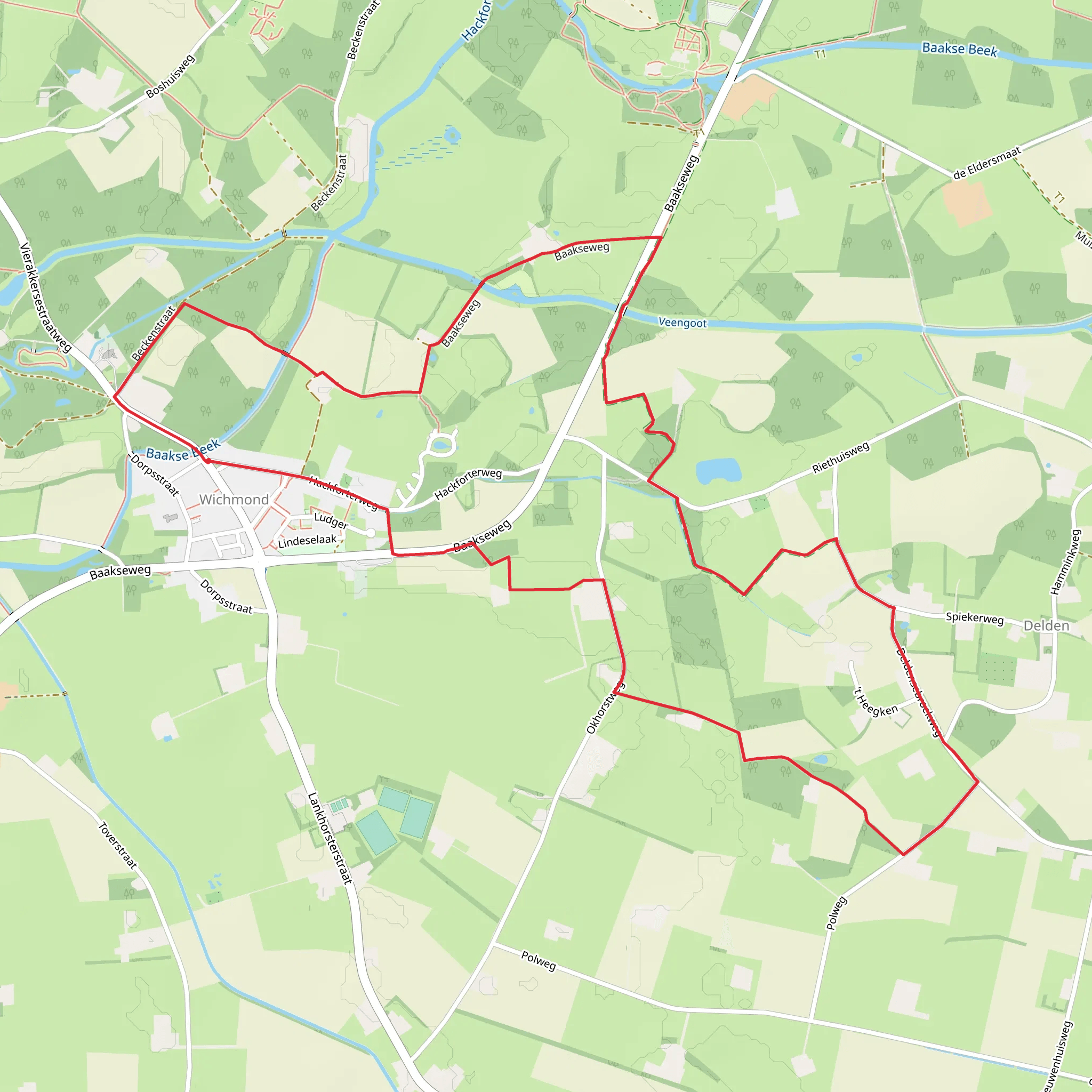 Ockhorst Route mobile static map