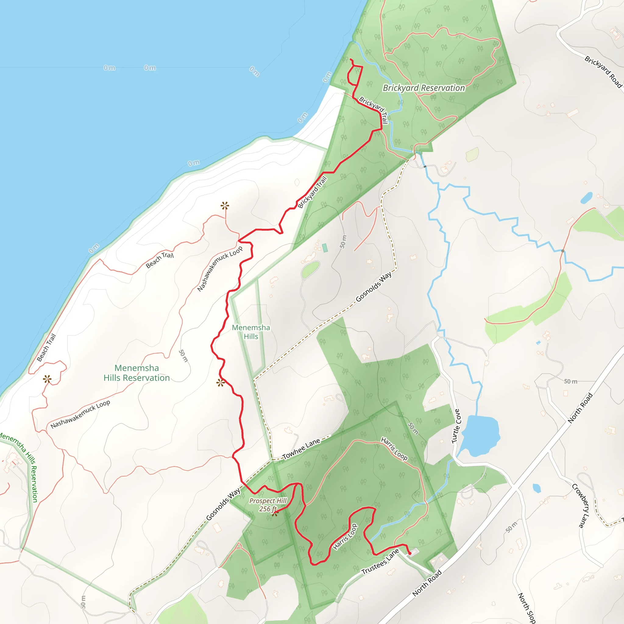 Prospect Hill - Menemsha Hills Reservation mobile static map