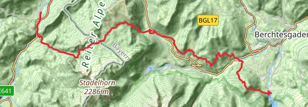 Via Alpina - Purple Trail stage 39 Map