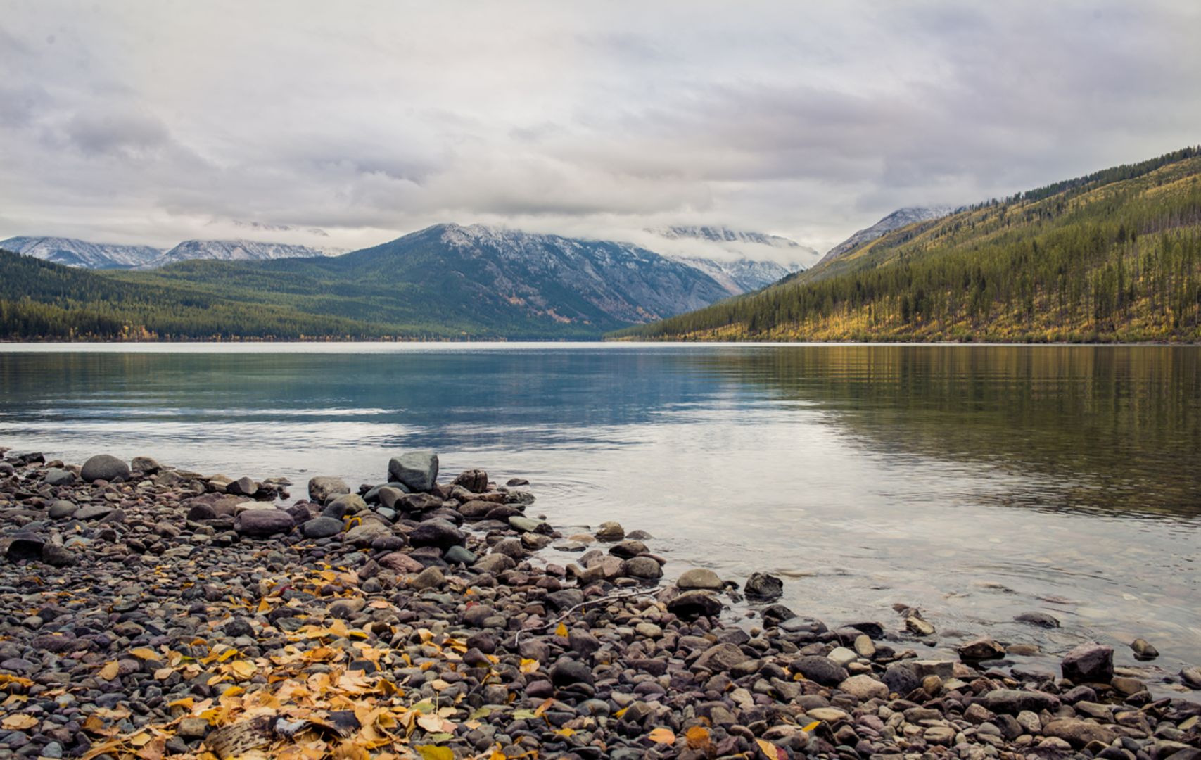 An image depicting the trail Kintla Lake - Boulder Pass and its surrounding area.