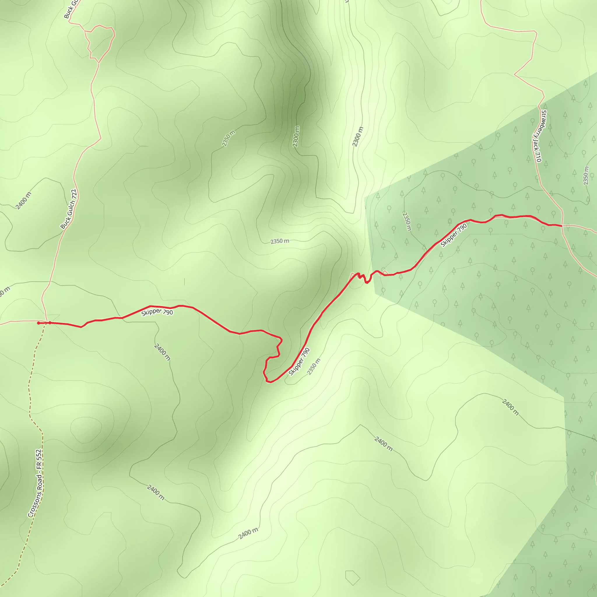Skipper Trail mobile static map