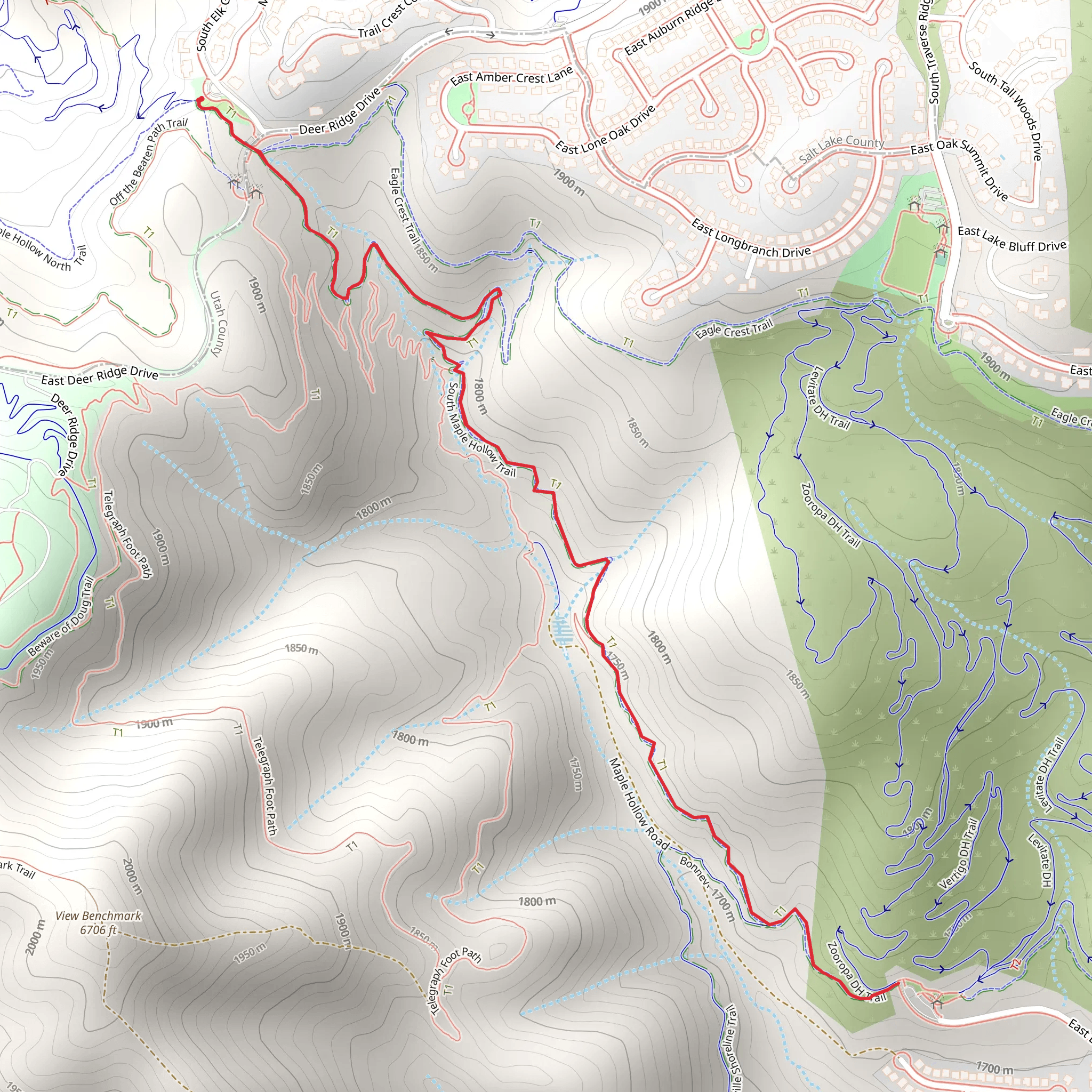 Maple Hollow South mobile static map