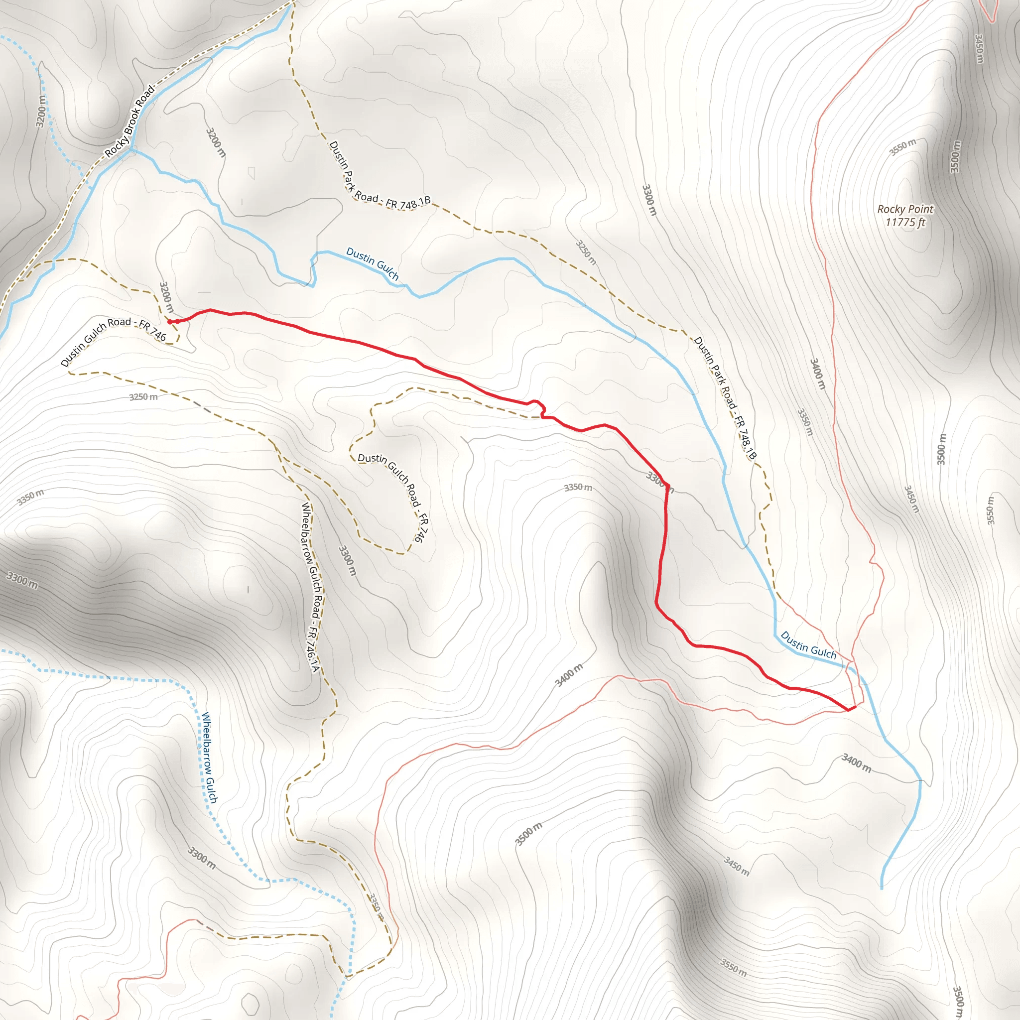 Matchless Trail mobile static map
