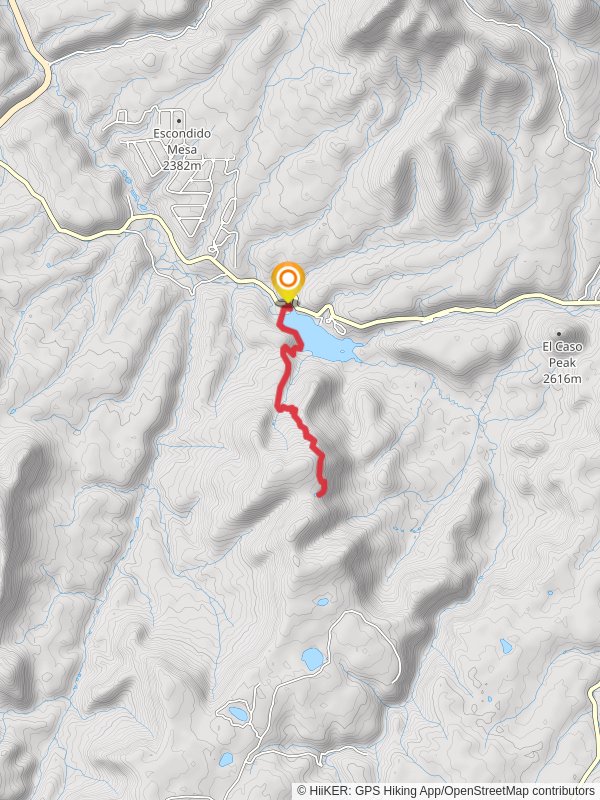Lake Overlook and Vista Trail mobile static map