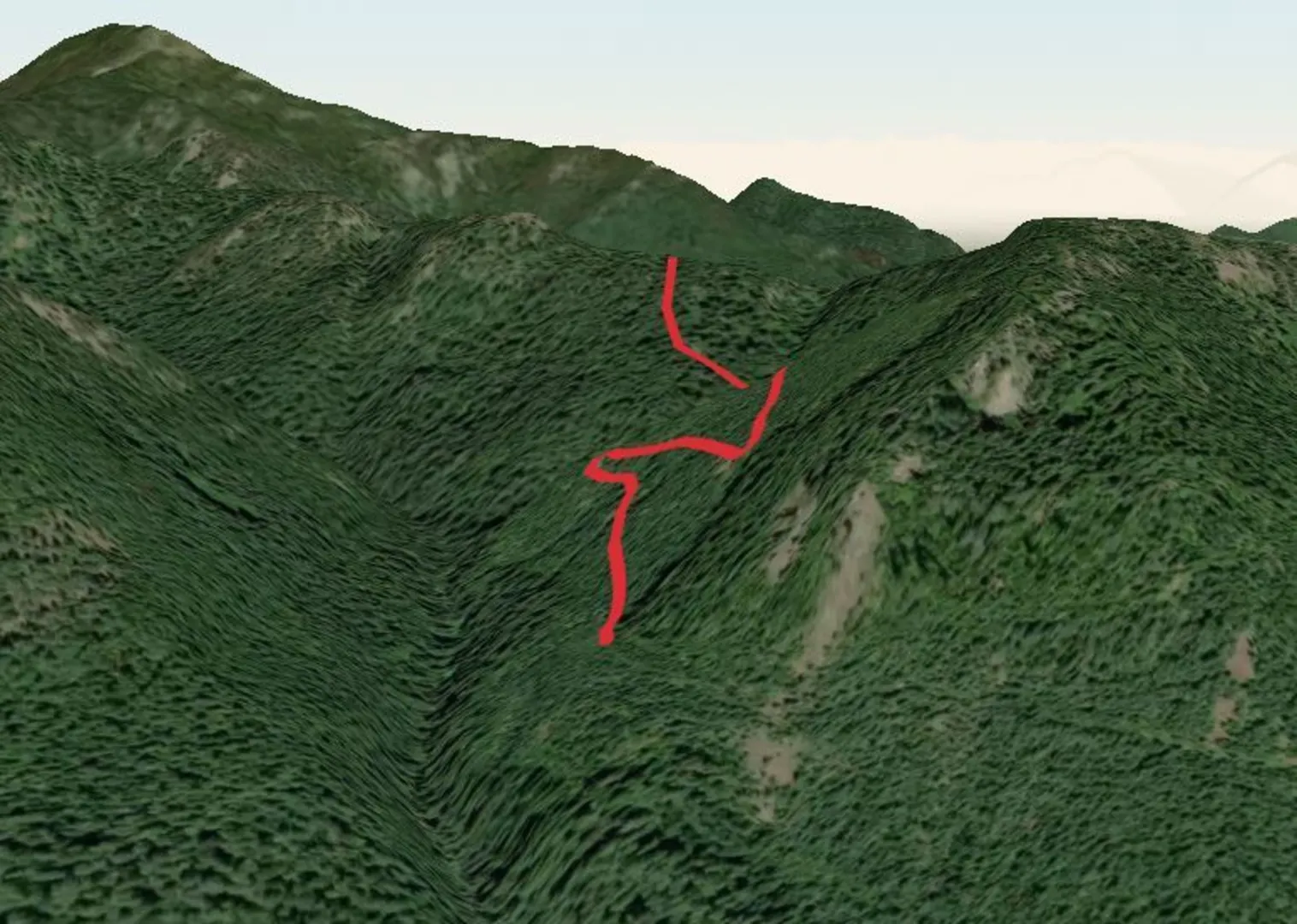 An image depicting the trail Helmer Creek Trail and its surrounding area.