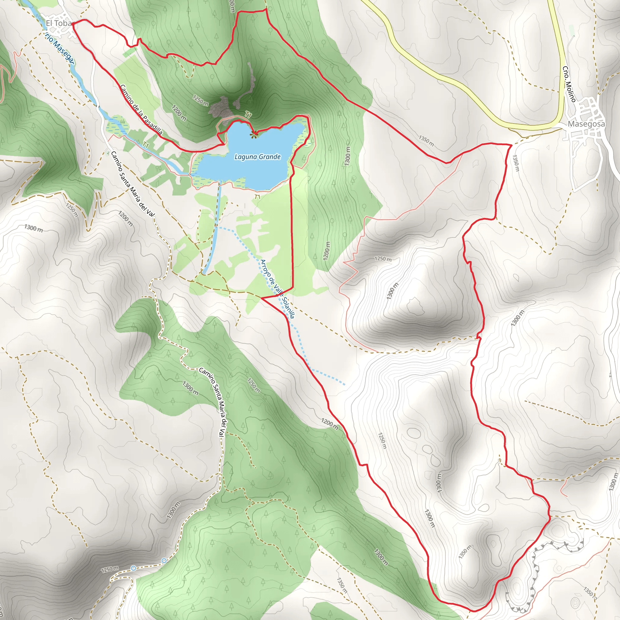 Laguna Grande and Torcal de Lagunaseca PR CU 2 mobile static map
