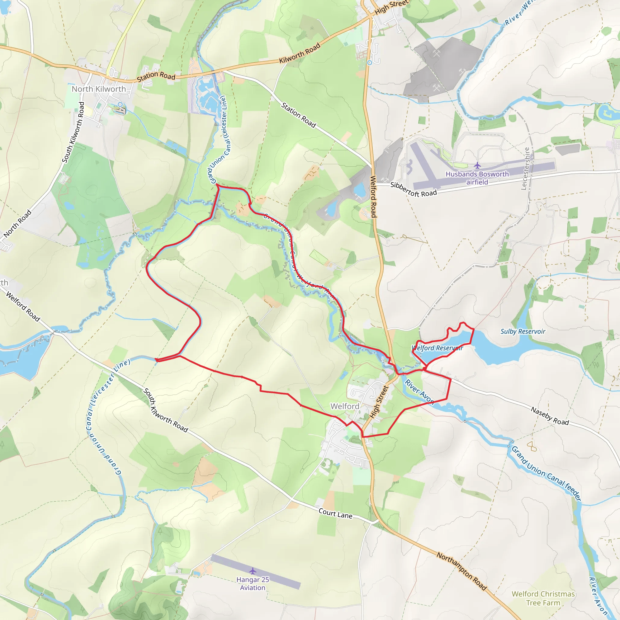 Welford Loop mobile static map