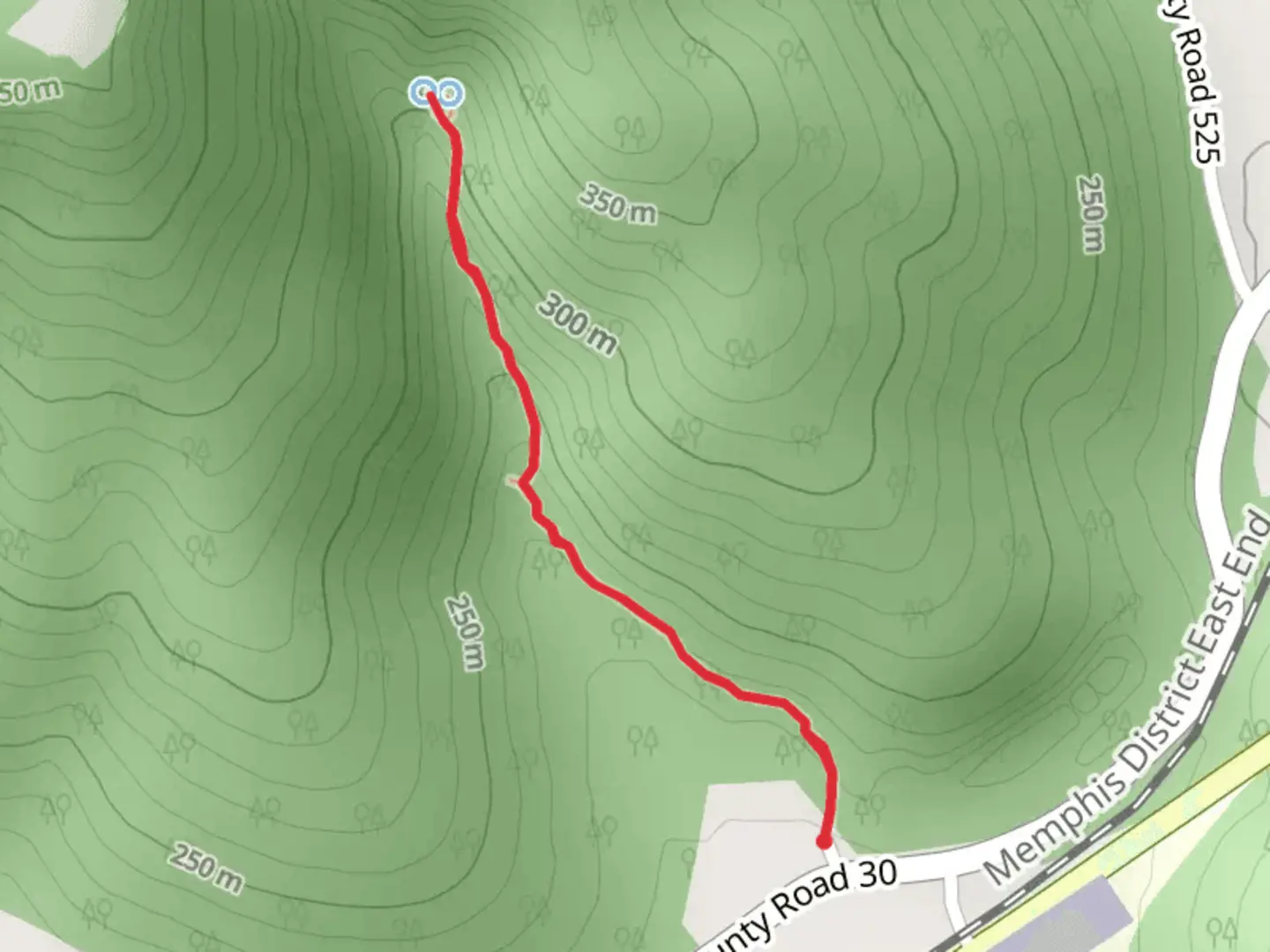 An image depicting the trail Stephen's Gap Trail and its surrounding area.