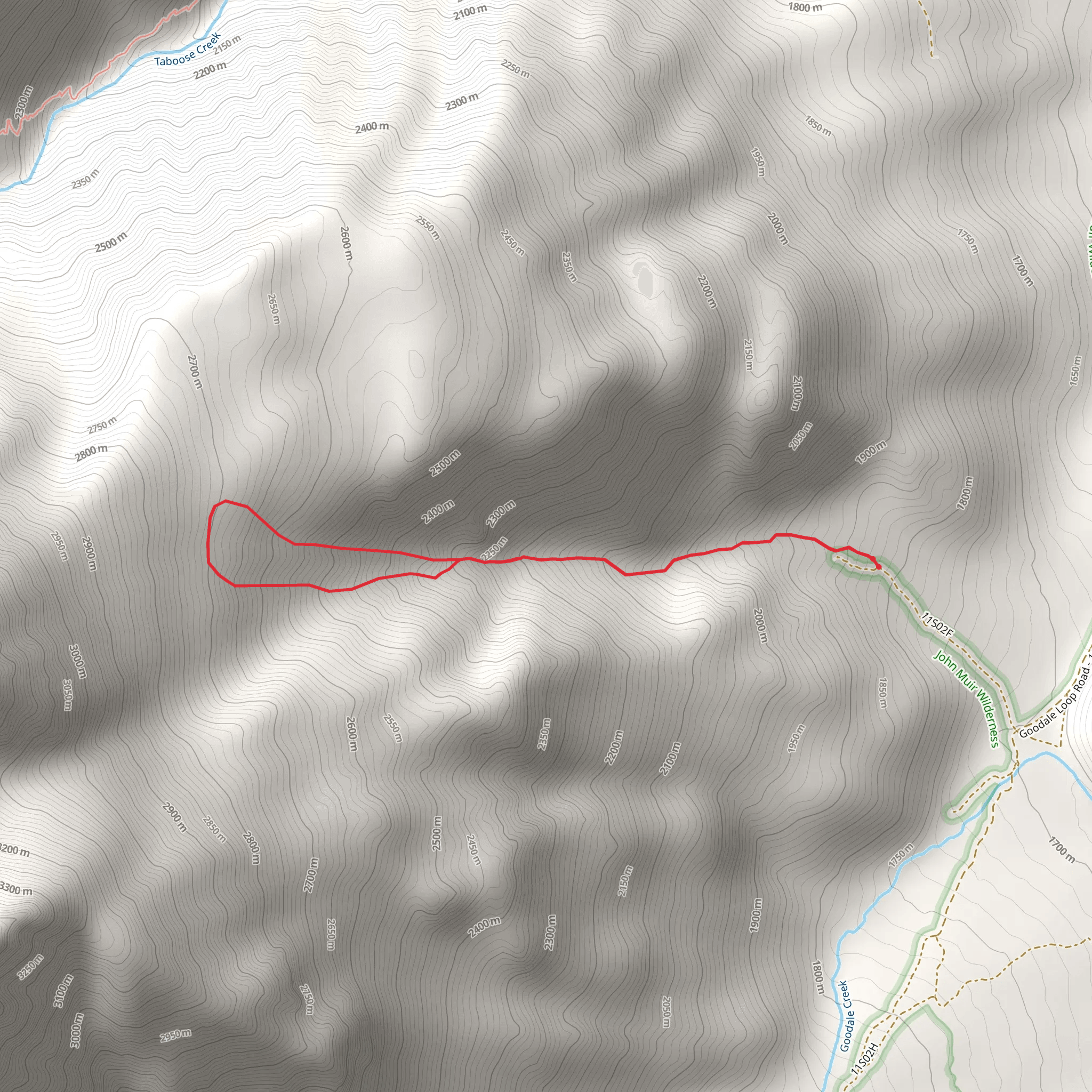 Shingle Mill Bench Trail mobile static map