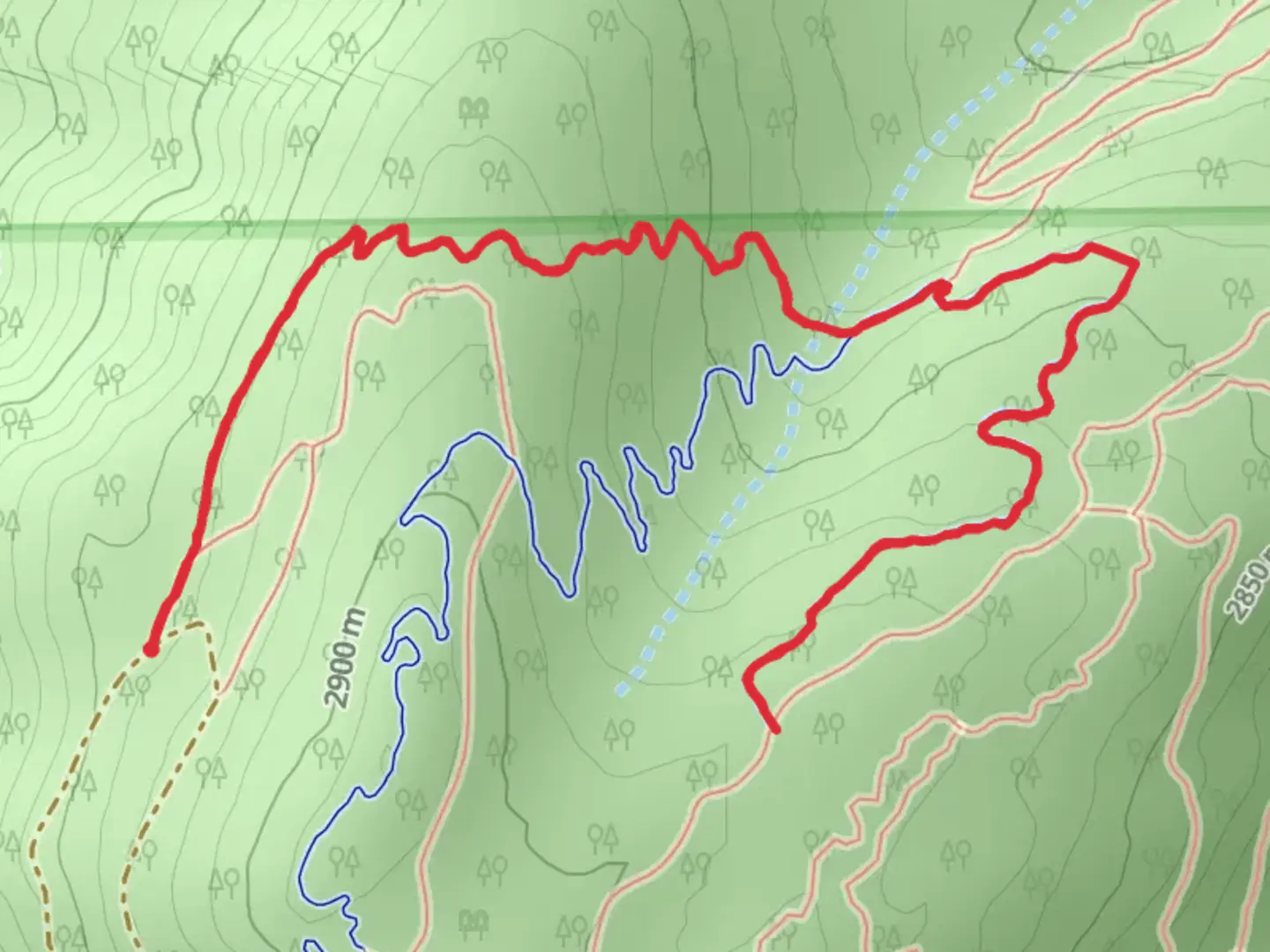 An image depicting the trail WTB Trail and its surrounding area.