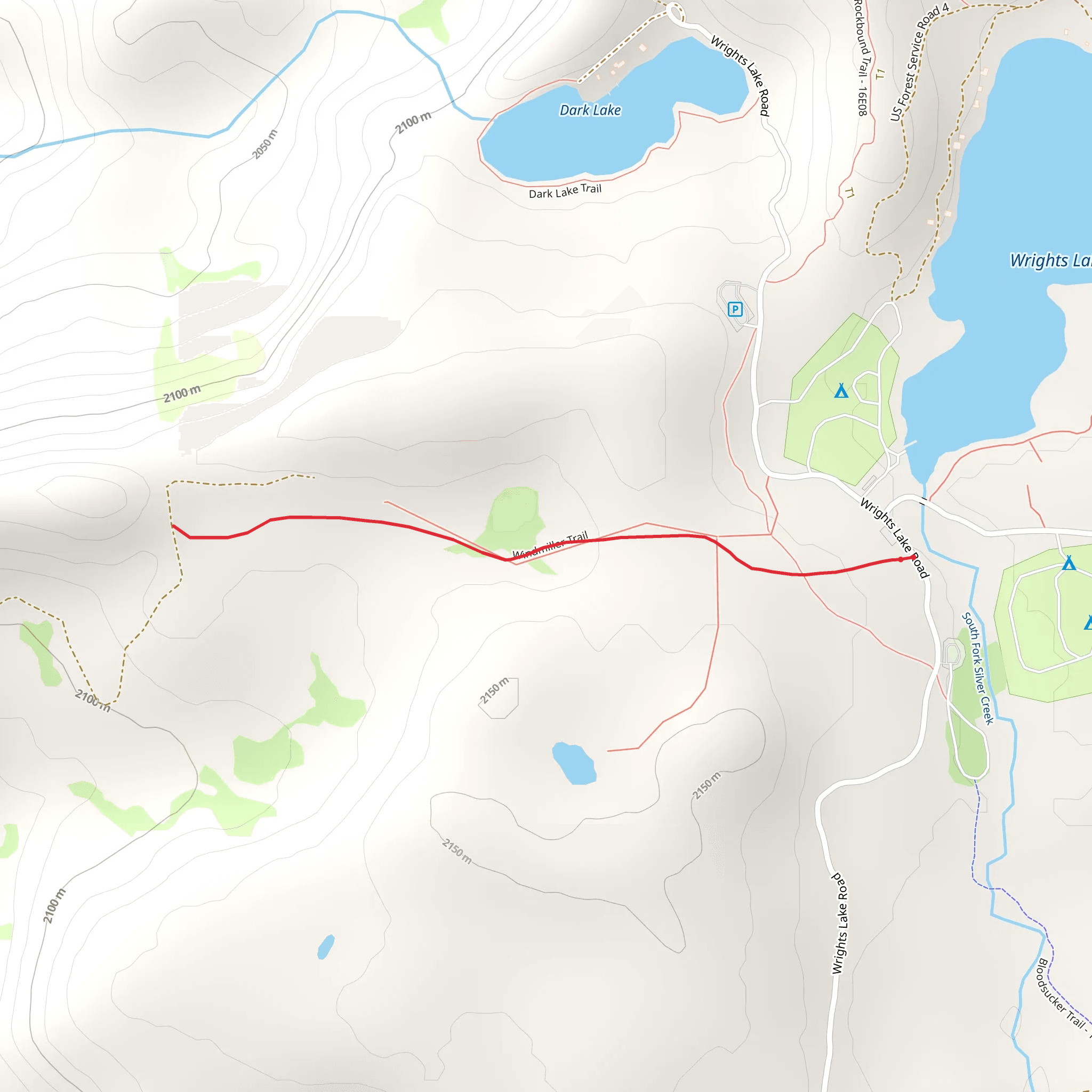 Windmiller Trail mobile static map
