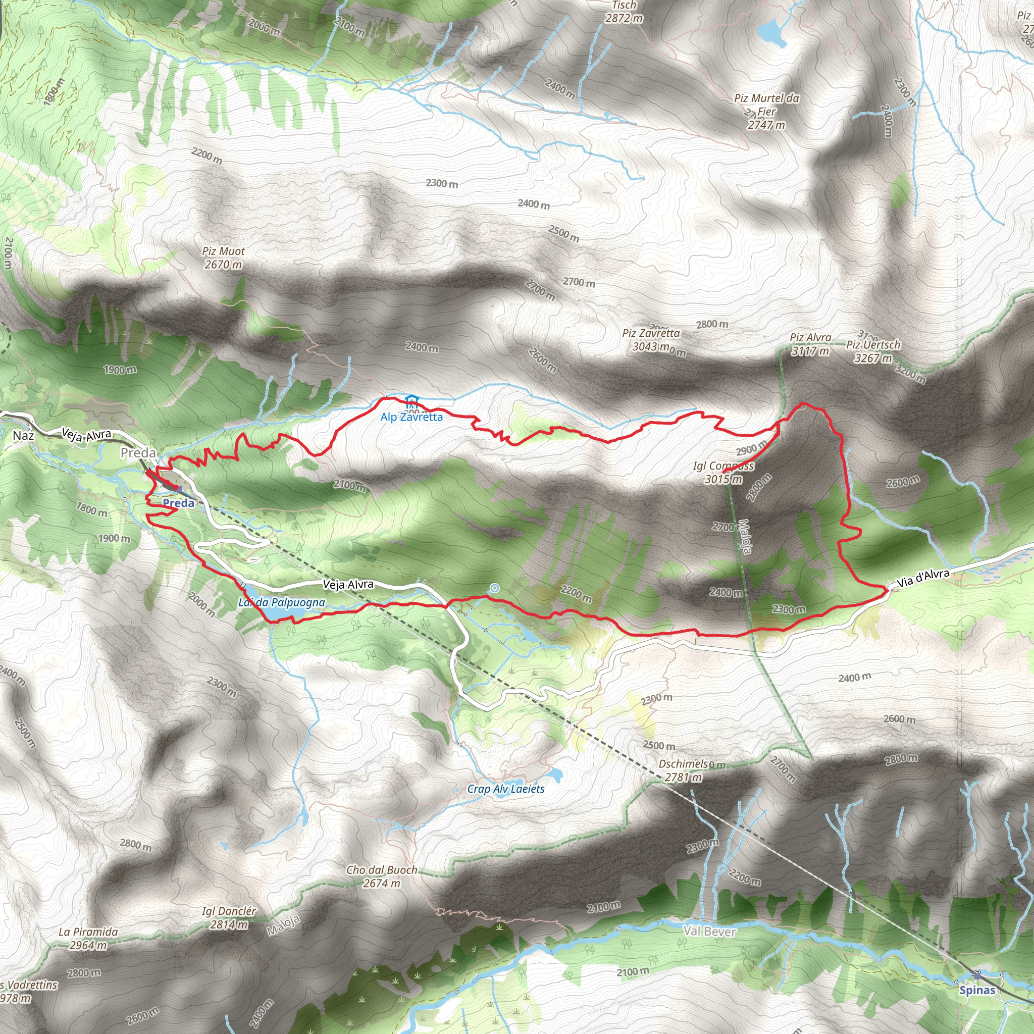 Igl Compass Loop from Preda mobile static map
