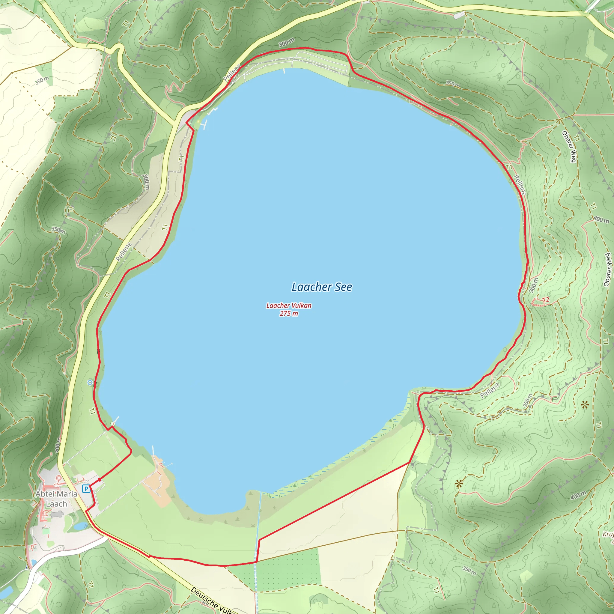 Mofette and Laacher See Loop mobile static map