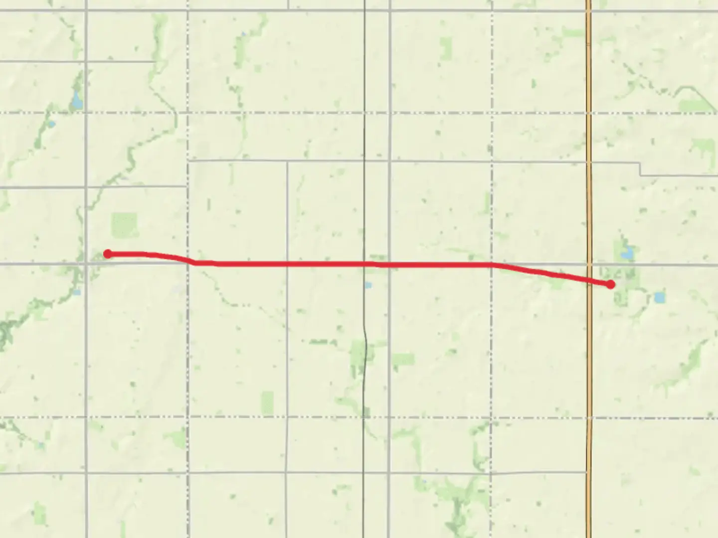 An image depicting the trail Praeri Rail Trail and its surrounding area.