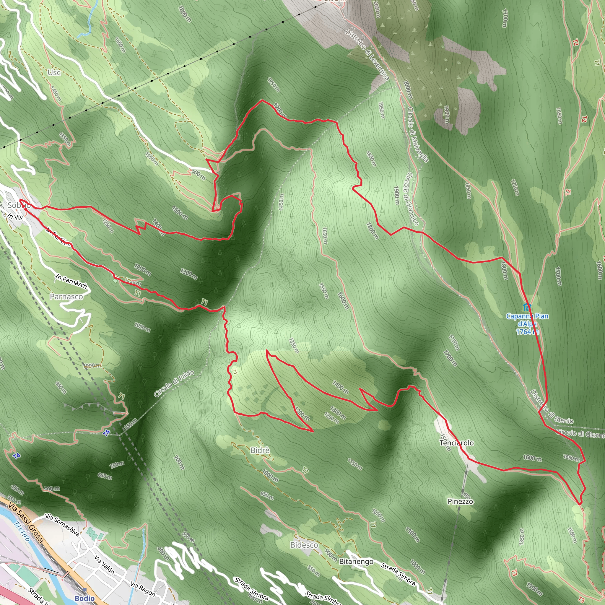 Giro delle Tre Valli mobile static map