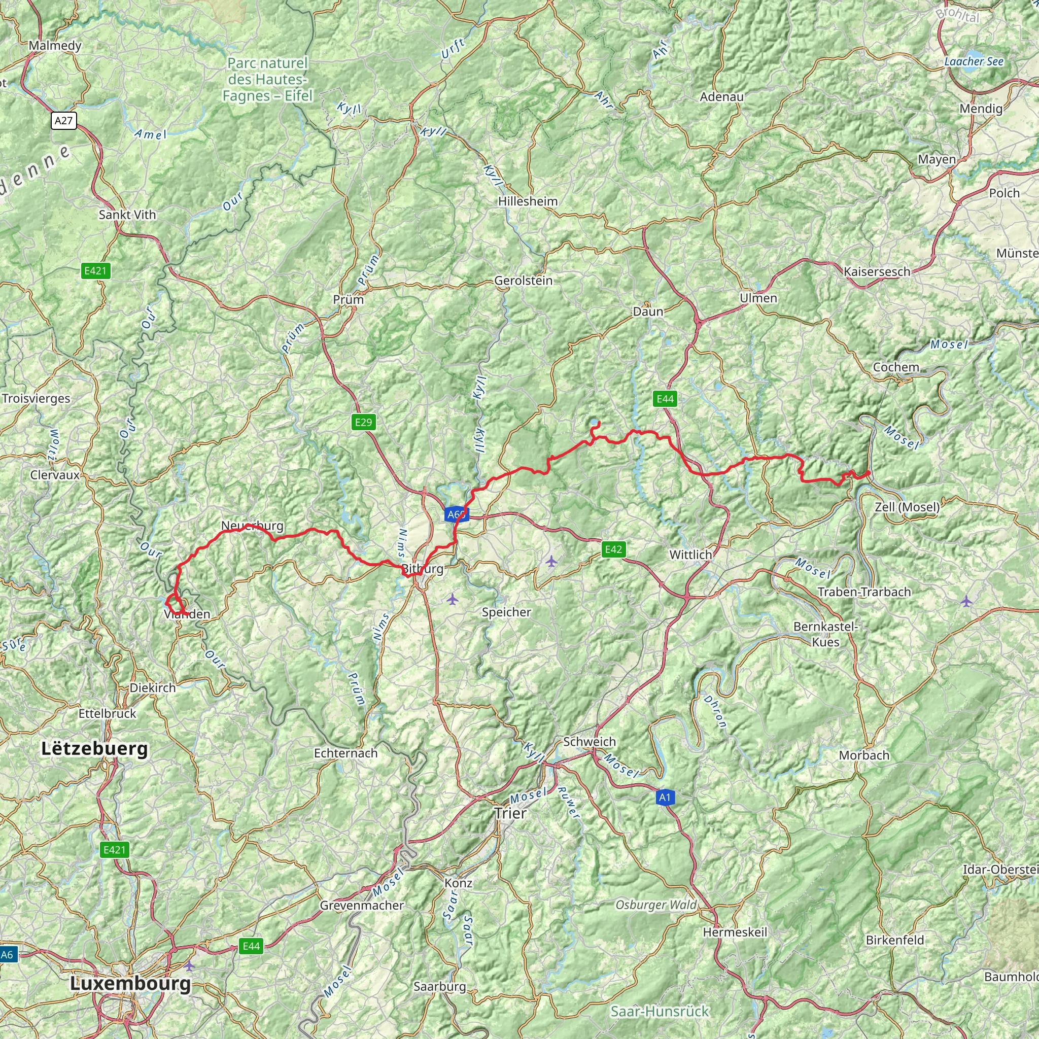 Mosel-Our-Weg mobile static map