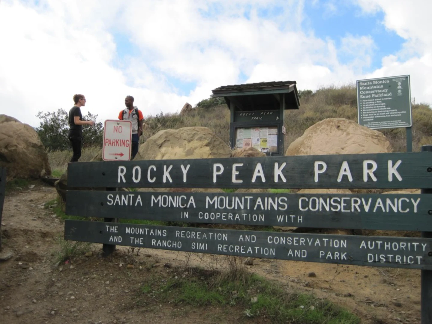 An image depicting the trail Loop Around Rocky Peak and its surrounding area.