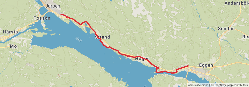 St Olavsleden stage 17 Map