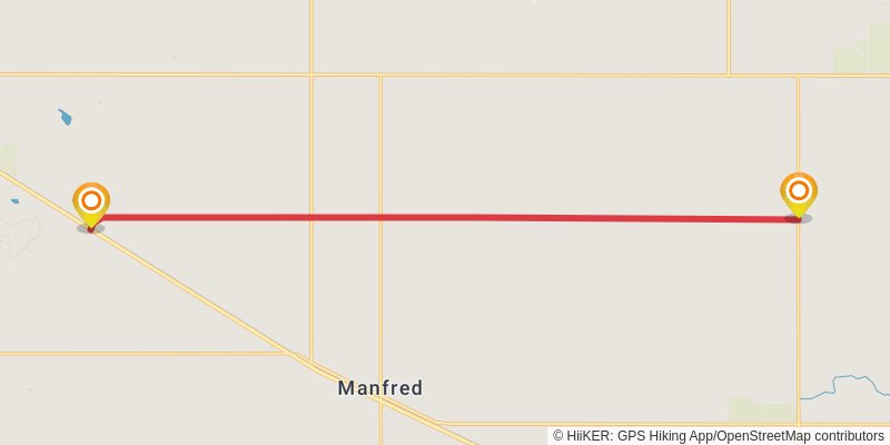 North Country Trail stage 10 Map