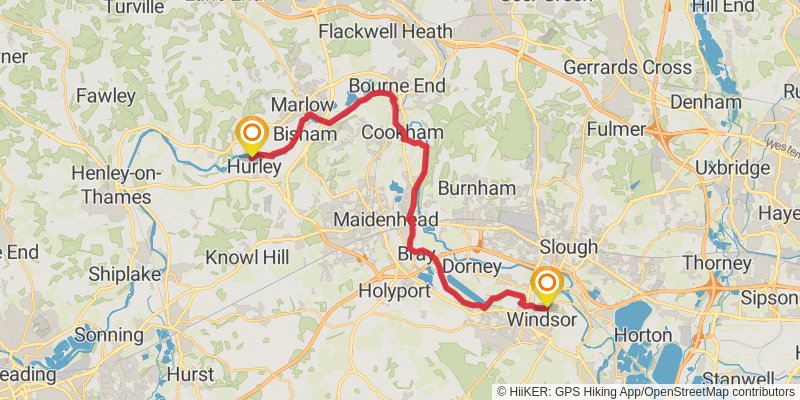 Thames Path stage 9 Map