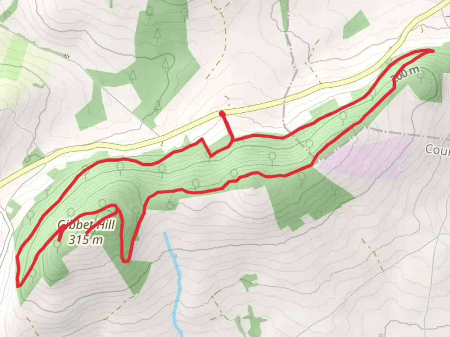 An image depicting the trail Coolmelagh - Coolmelagh Loop and its surrounding area.