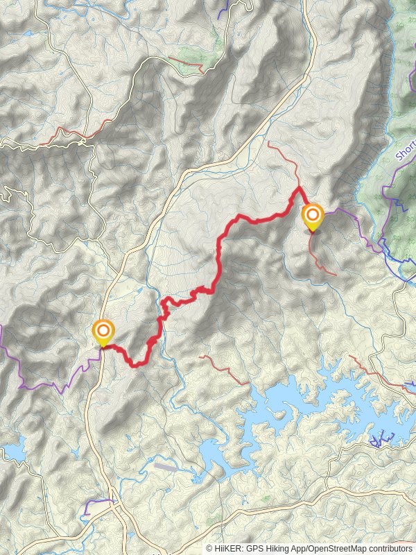 Mountains-to-Sea Trail and Bald Knob