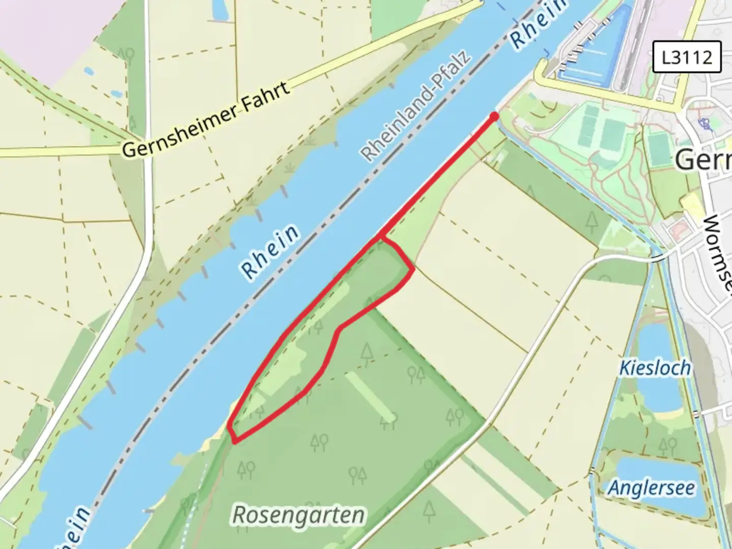 An image depicting the trail Auf der Hammeraue Walk and its surrounding area.