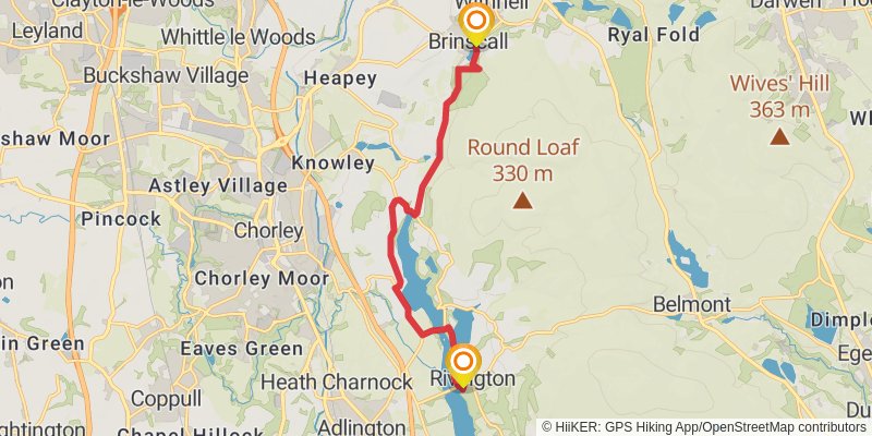 Anglezarke Loop stage 3 Map