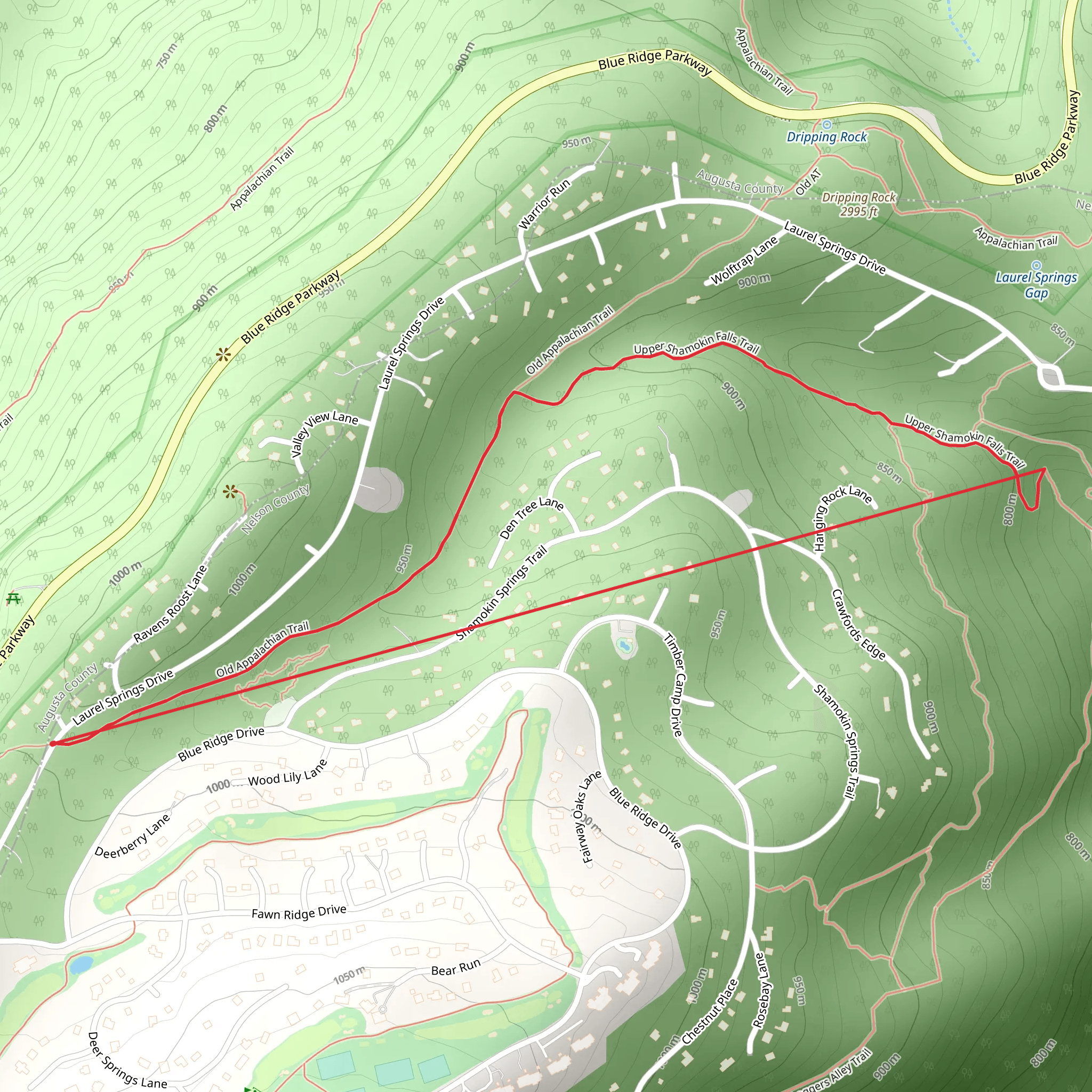 Laurel Springs Drive mobile static map