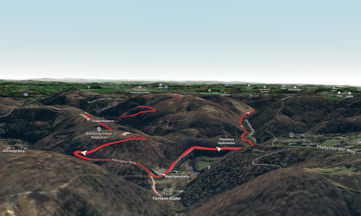 Sengbach via T Witzhelden Dorperhof and Klingenpfad