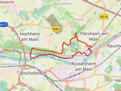 Hochheim and Main Loop