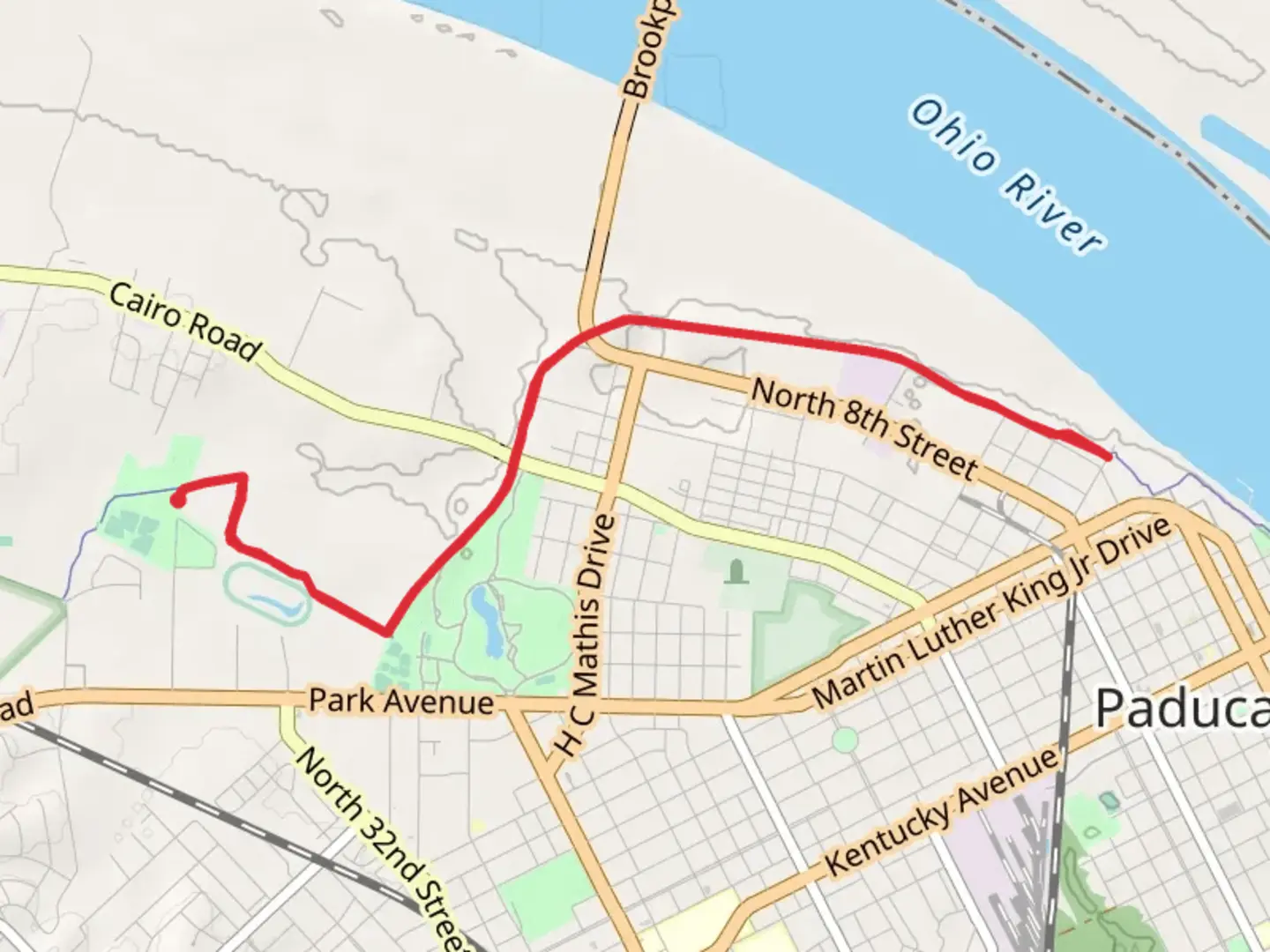 An image depicting the trail Greenway Trail and its surrounding area.