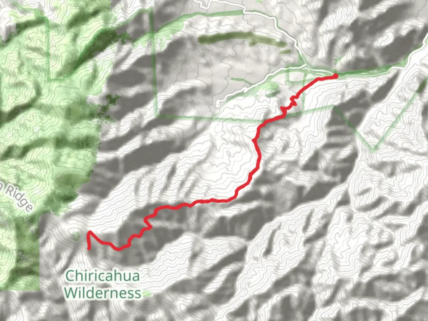 An image depicting the trail Snowshed Trail and its surrounding area.