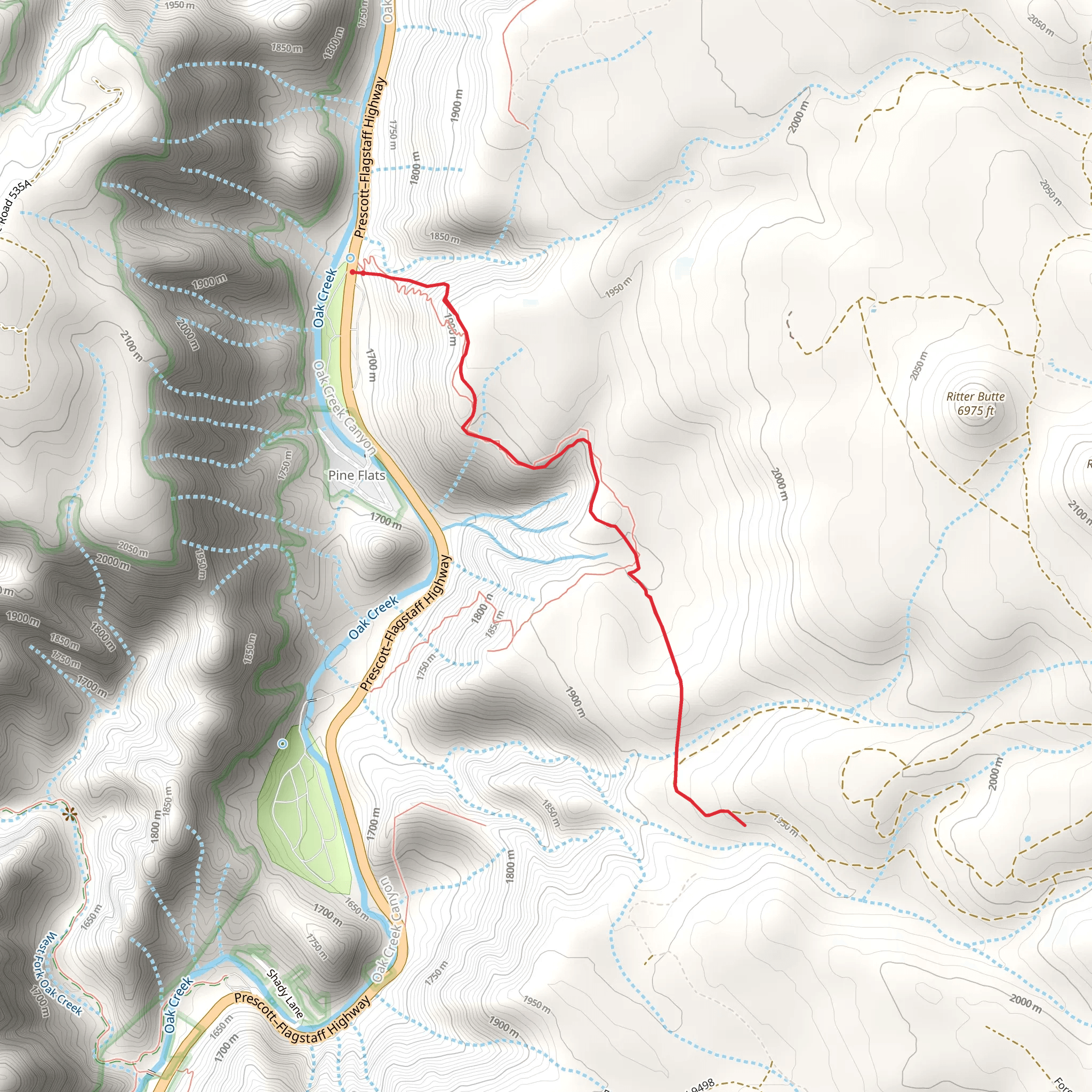 Cookstove Trail mobile static map