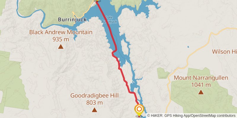 Hume And Hovell Track stage 3 Map