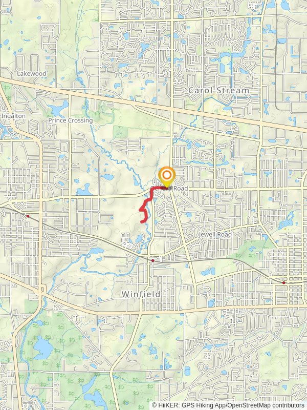 Winfield Mounds and Illinois Prairie Path Geneva Spur